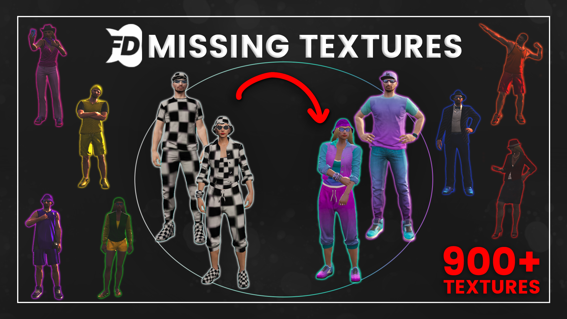 Missing/Checkerboard Textures